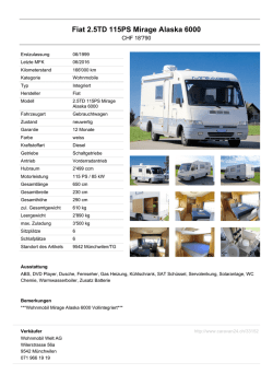 Fiat 2.5TD 115PS Mirage Alaska 6000
