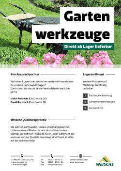 Direkt ab Lager lieferbar
