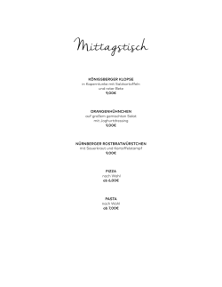 Mittagstisch