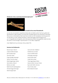 Liste der Gewinner - Museum der Kulturen