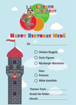 Happy Birthday Men&uuml;