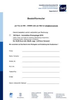 Jetzt bestellen