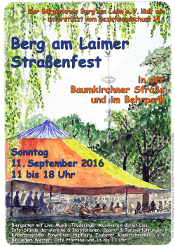 Berg am Laimer Straßenfest - Bürgerkreis München
