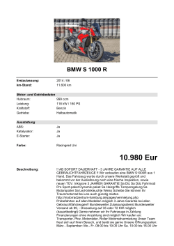 Detailansicht BMW S 1000 R