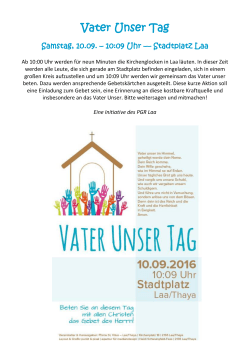 Vater Unser Tag