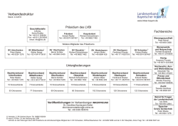 Die Verbandsstruktur des LVBI