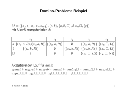 Domino-Problem: Beispiel