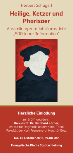 Heilige, Ketzer und Pharis&auml;er