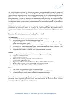 Inserat - USP Partner AG