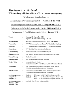Einladung SWP-II-Quali neu - Tischtennis Bezirk Ludwigsburg