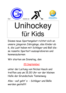 im Flyer - TSV Glinde