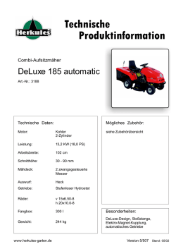 Technische Produktinformation