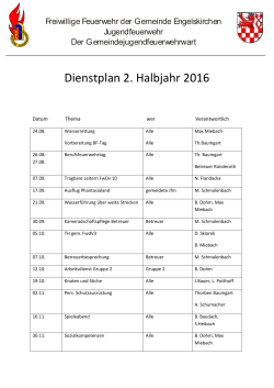 Dienstplan 2 2016 (1) - Jugendfeuerwehr Engelskirchen