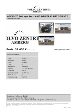 Inserat drucken - Volvo Zentrum Amberg