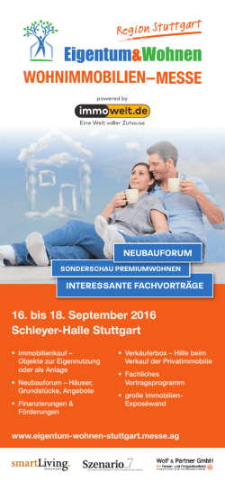 Flyer Eigentum Wohnen - GWG