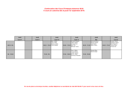 Groupe Printemps Automne 2016 Jeudi