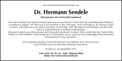 Dr. Hermann Sendele