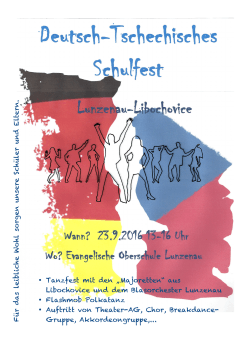 Tanzfest mit den „Majoretten“ - Evangelische Oberschule Lunzenau