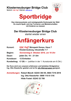 Klosterneuburger Bridge Club