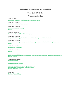 INDIA DAY in K&ouml;nigstein am 04.09.2016 Vom 12:00