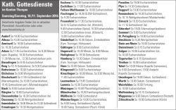 Gottesdienstplan