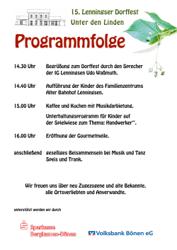 Programm 2016.