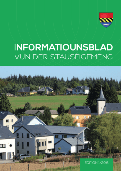 inFoRmatiounSblad - Lac-Haute-S&ucirc;re