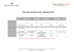 Group Gym Stundenplan