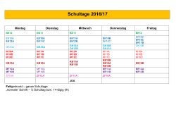 Schultage