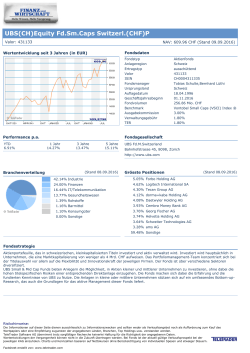 UBS(CH)Equity Fd.Sm.Caps Switzerl.(CHF)P