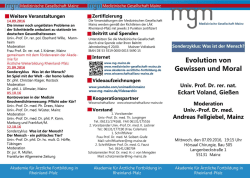 eines Flyers zu dieser Veranstaltung