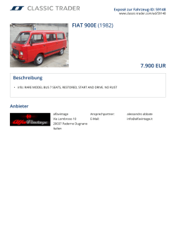FIAT 900E (1982) 7.900 EUR