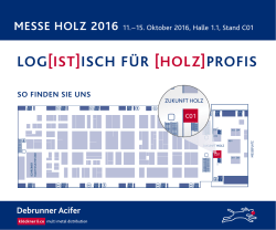 Lageplan Messe Holz 2016