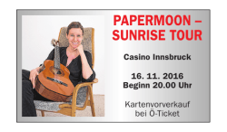 PaPermoon – SunriSe Tour