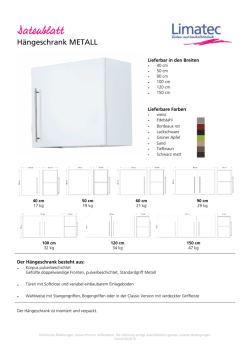 H&auml;ngeschrank METALL