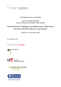 Socio-Economic Challenges and Opportunities: What Does the