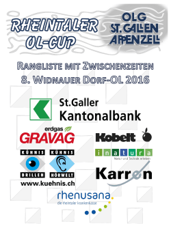 Zwischenzeiten Ergebnis - OLG St. Gallen / Appenzell