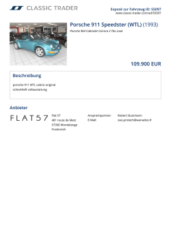 Porsche 911 Speedster (WTL) (1993) 109.900 EUR