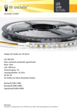 LED Streifen 1LST0027 Flexibler LED-Streifen mit