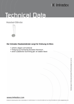 Headset-St&auml;nder