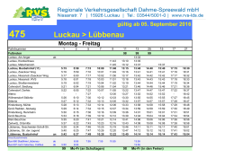 Luckau > Lübbenau