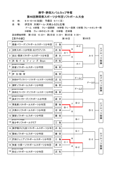 靜甲・静岡スバルカップ争奪 第46回静岡県スポーツ少年団ソフトボール