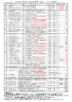 自由応募 （応募締め切り）