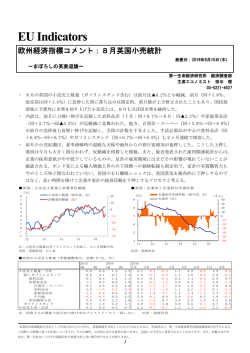 Economic Indicators 定例経済指標レポート