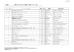 10月 - スポーツ立県ぎふ