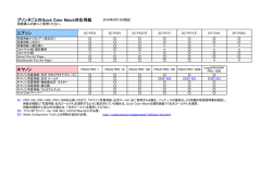 プリンタごとのQuick Color Match対応用紙