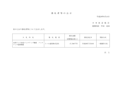 本部テレビ放送バックアップ機能 バックアップ装置整備