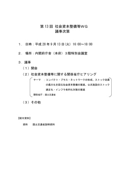 議事次第（PDF形式：136KB）