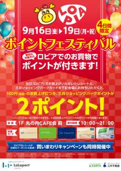 三井ショッピングパークポイントが