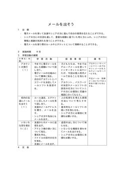 メールを出そう
